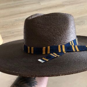 Brixton Leigh straw fedora